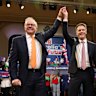 Premier Chris Minns, right, has not hesitated to put distance between himself and Prime Minister Anthony Albanese, right. 