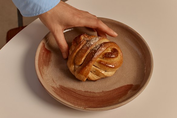 Cardamom bun at Iris the Bakery.
