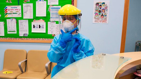 Nurses from the Philippines are in high demand around the world. Pictured is Ethel Lydia Matias, working in Dubai.