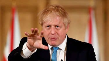 British Prime Minister Boris Johnson held a cabinet meeting on Zoom last week.