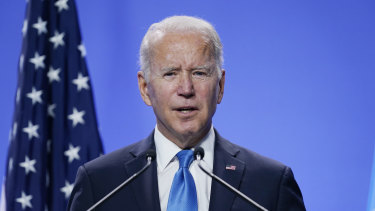 Joe Biden urged Democrats to unite and pass his bills.