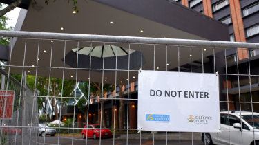 The Pullman Hotel in Auckland is the centre of the latest outbreak in New Zealand. 