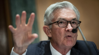 Jerome Powell says the US economic recovery hadn’t yet reached the point where the Fed could start withdrawing the massive support it has been providing through its $US120 billion a month of bond and mortgage purchases and near-zero policy rate.