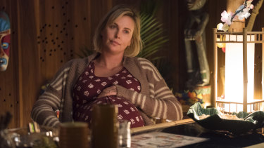 Charlize Theron as an exhausted mother in this year’s Tully.