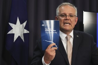 Scott Morrison announced the governmentâs emissionâs reduction policy on Tuesday.