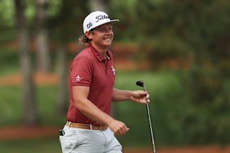 Cameron Smith will be on the golf course this morning.