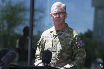 Chief of Army Lieutenant General Rick Burr in November.