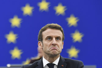 French President Emmanuel Macron wants European-led peace talks.