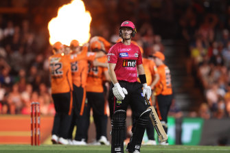 The Sydney Sixers fell short of a BBL title three-peat on Friday night.