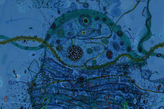 The Bay and Tidal Pool, 1979 by John Olsen.