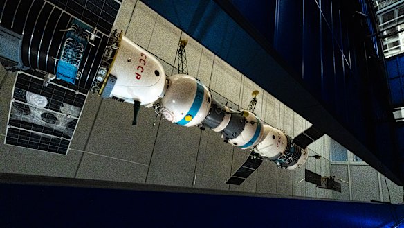 Another space object as part of the flagship Task Eternal aerospace exhibit.