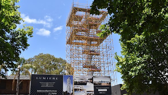 The Lumiere site has now looked like this for years as the developer Edge Living tries to get through the development approval process. 