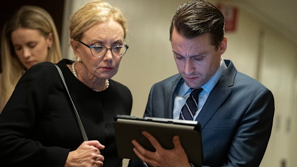 Power play. The relationship between Gerri Kellman (J. Smith-Cameron) and Roman Roy (Kieran Culkin) continues to develop.