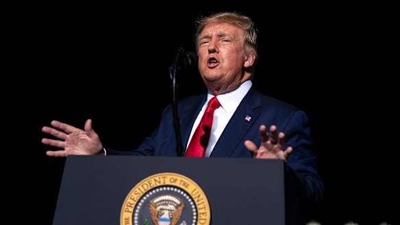 Donald Trump made unsubstantiated claims of election fraud from the White House briefing room.