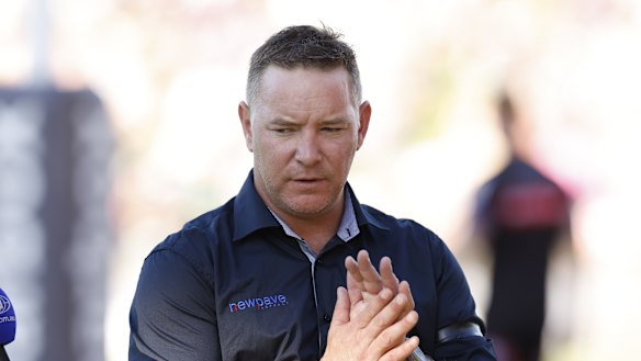 Knights coach Adam O’Brien.