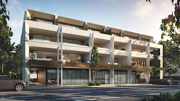 An artist's impression of a Woolworths Metro proposed for Bronte, which some residents fear will harm the viability of locals shops.