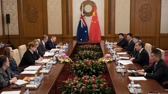 The official meeting was the first this year by an Australian minister.