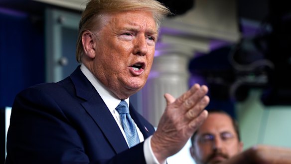 The US market is now only 5 per cent above its level when Donald Trump was inaugurated after being almost 50 per cent higher before the coronavirus emerged.