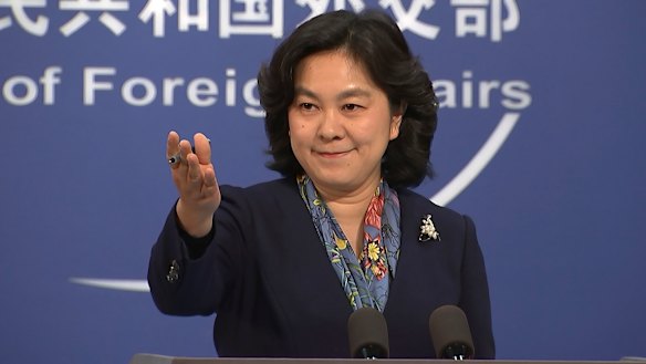 China's Foreign Ministry spokesperson Hua Chunying.