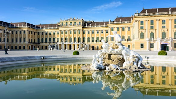 Schonbrunn Palace, the former main summer residence of the Habsburg rulers, is a prime attraction in Vienna.