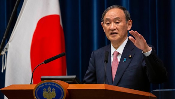 Japanese Prime Minister Yoshihide Suga.
