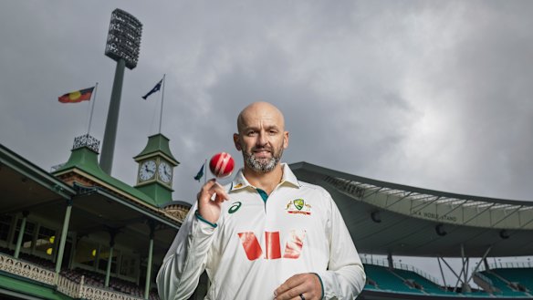 Nathan Lyon at the SCG. 