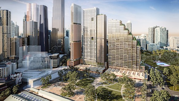 An artist’s impression of Gurrowa Place.