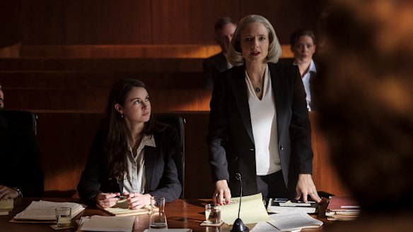 Shailene Woodley and Jodie Foster in The Mauritanian.