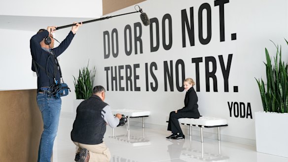 Yoda’s advice would come to backfire on Elizabeth Holmes (Amanda Seyfried).