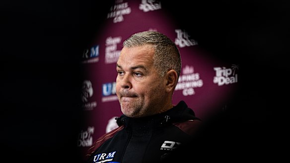 Manly coach Anthony Seibold is under pressure.