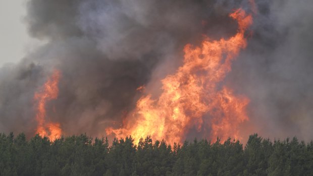  The fire in between Tooma and Tumbarumba.