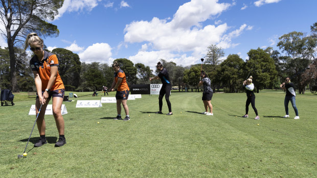 The Canberra Capitals, Brumbies, Canberra United and GWS Giants helped launch the Canberra Classic.