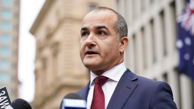 Education Minister James Merlino.