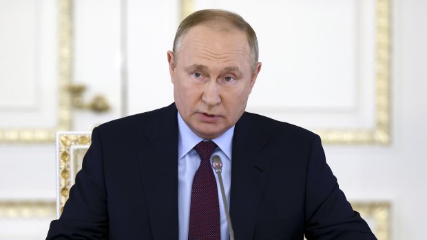 Russian President Vladimir Putin has sent a warning to the West.