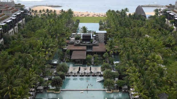 The Apurva Kempinski Hotel in Nusa Dua is the main venue for the G20 summit.