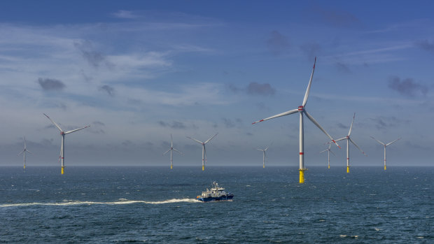 The Veja Mate offshore wind farm in Germany. 