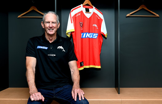 Dolphins coach Wayne Bennett.