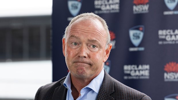 Cricket NSW boss Lee Germon on Wednesday in Sydney. 