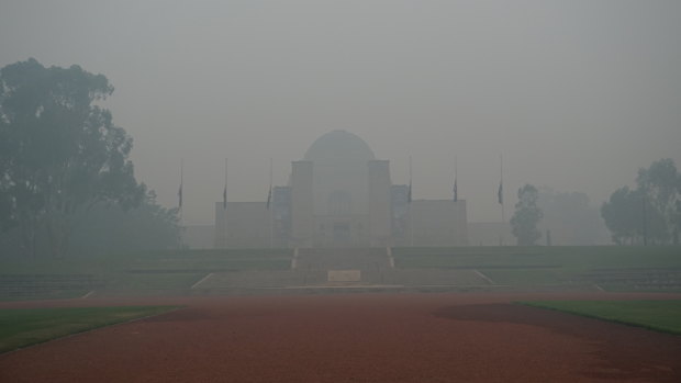 Canberra is experiencing severely poor air quality due to the bushfire smoke.