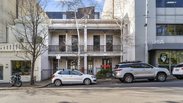 Jolimont Street in East Melbourne.