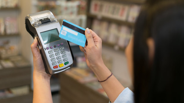 More than 75 per cent of payments are made by card.