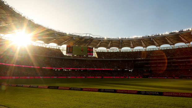 Perth Stadium has hosted massive BBL crowds.