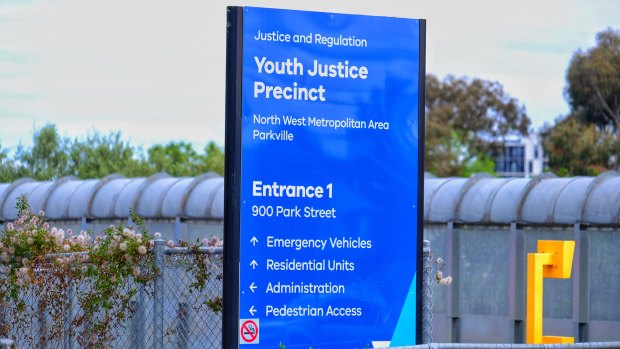 Three workers were injured at the Parkville Youth Justice Centre on Saturday.