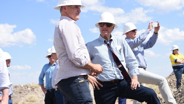 Robbie Katter (left) says he is ready to take control of his family's namesake party.