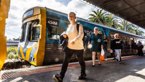 Essendon station is one of the busiest, but passengers face long waits between trains.