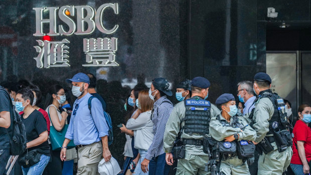 HSBC has faced direct criticism for its activities in China from US secretary of state Mike Pompeo, including the executives publicly backing the oppression of Hong Kong.
