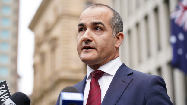 Education Minister James Merlino.