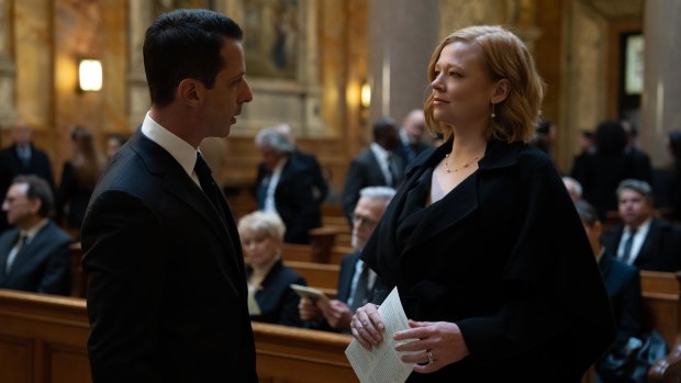 Anything you can do, I can do better. Jeremy Strong and Sarah Snook both delivered big moments in Church and State.