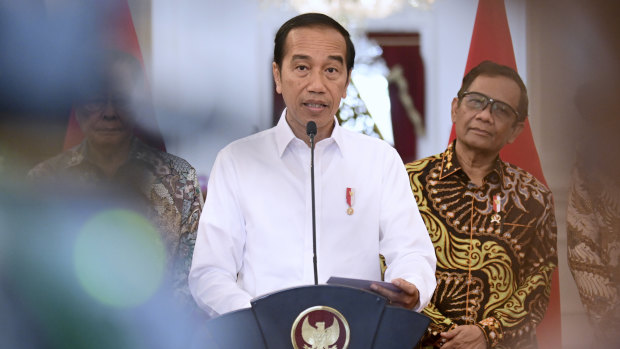 Indonesia President Joko Widodo will complete his second, five-year term in office in October 2024.