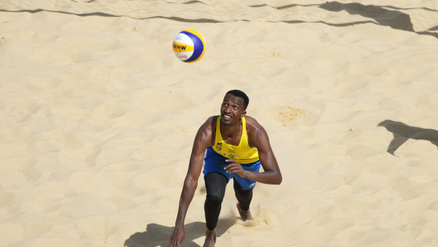 Rwanda’s Olivier Ntagengwa. 